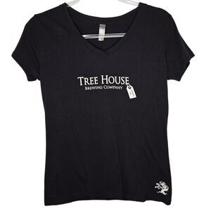Tree House Brewing Company Women's T-Shirt Size XL Black Beer Massachusetts Tee